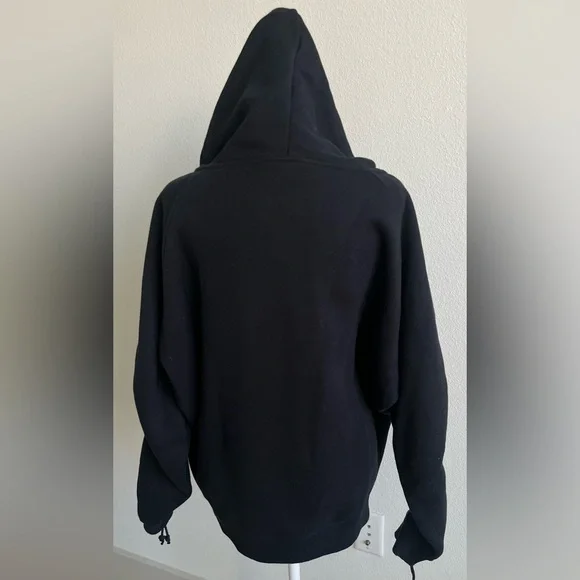 IRO 100% COTTON Black oversized Hoodie Jacket - Picture 3 of 16